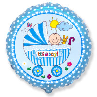 Шар Фольга Flexmetal It's a boy! 18"(45 см) 91306 Испания