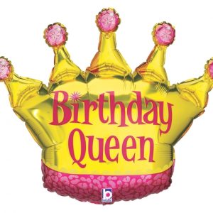Шар Фольга Betallic Birthday Queen Crown 36" (91 см) 91366 США