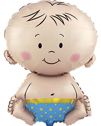 Шар Фольга Flexmetal Малыш Boy 26"(67 см) 91303 Испания