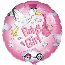 Шар Фольга Anagram Baby Girl 18"(45 см) 91305 США