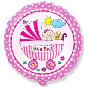 Шар Фольга Flexmetal It's a girl! 18"(45 см) 91776 Испания