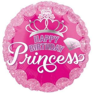 Шар Фольга 18″(45 см) Anagram “Happy Birthday Princess” 91780 США